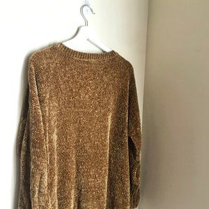 Golden Brown Fall Sweater